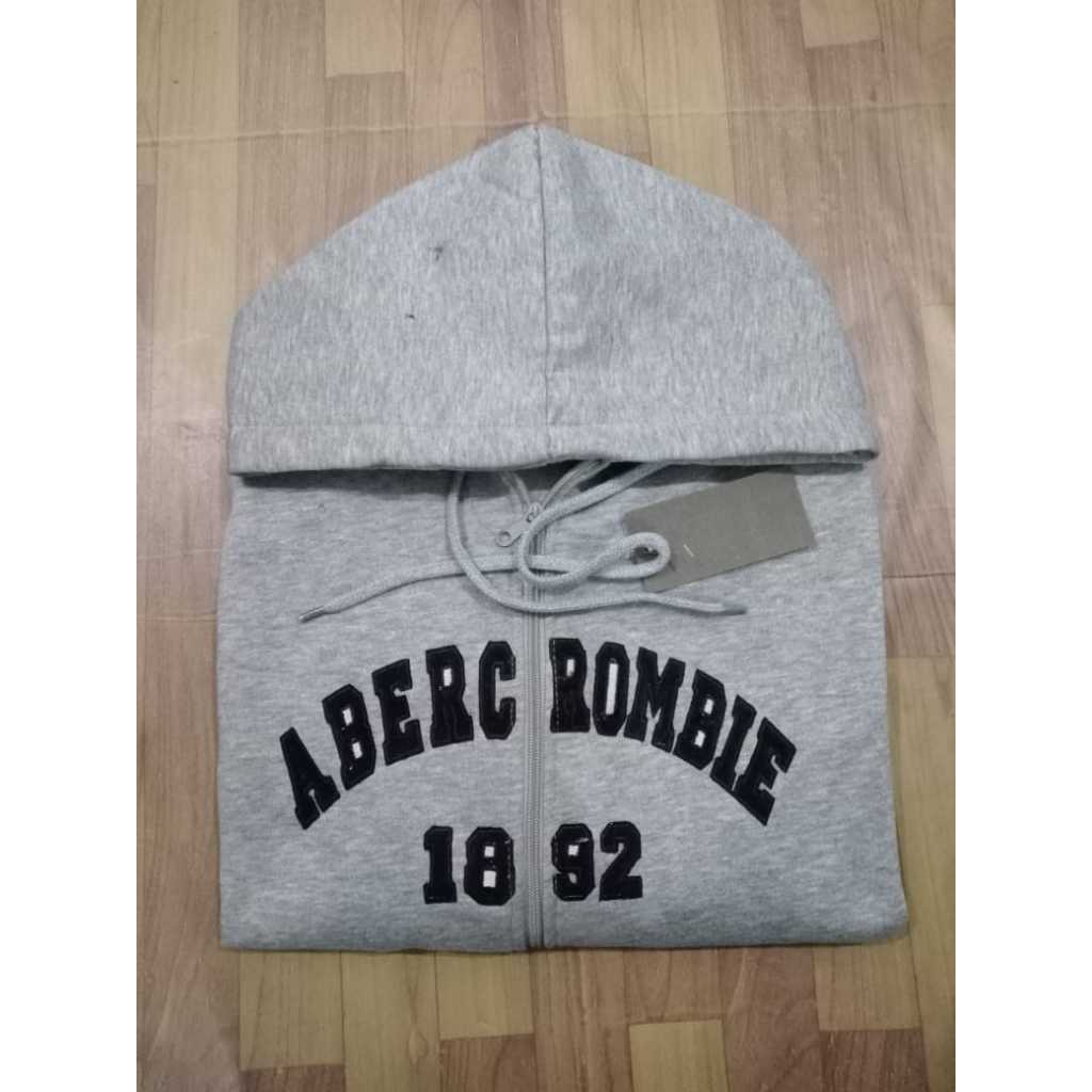 Who A.U BORDIR - Jaket Hoodie Zipper Aber Abbu Premium Quality Full Teg & Label Bahan Teball Unisex