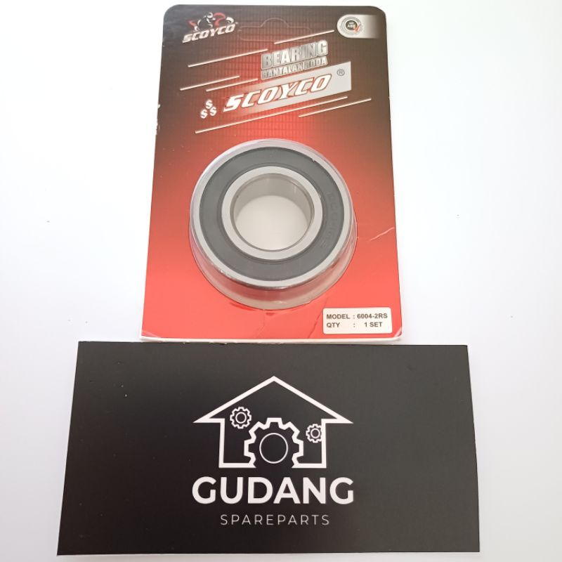 (Isi 10 pcs) Bearing SCOYCO 6004 2RS