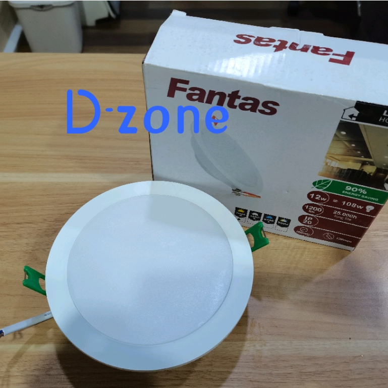 Lampu downlight fantas 12watt / panel light 12watt Fantas LED 12w