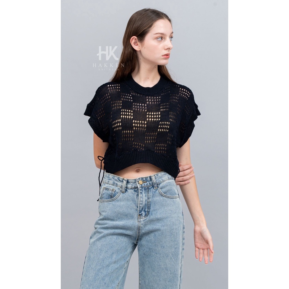 Palng Popul4r MOON VEST KNIT / ROMPI RAJUT JARING Big Promo