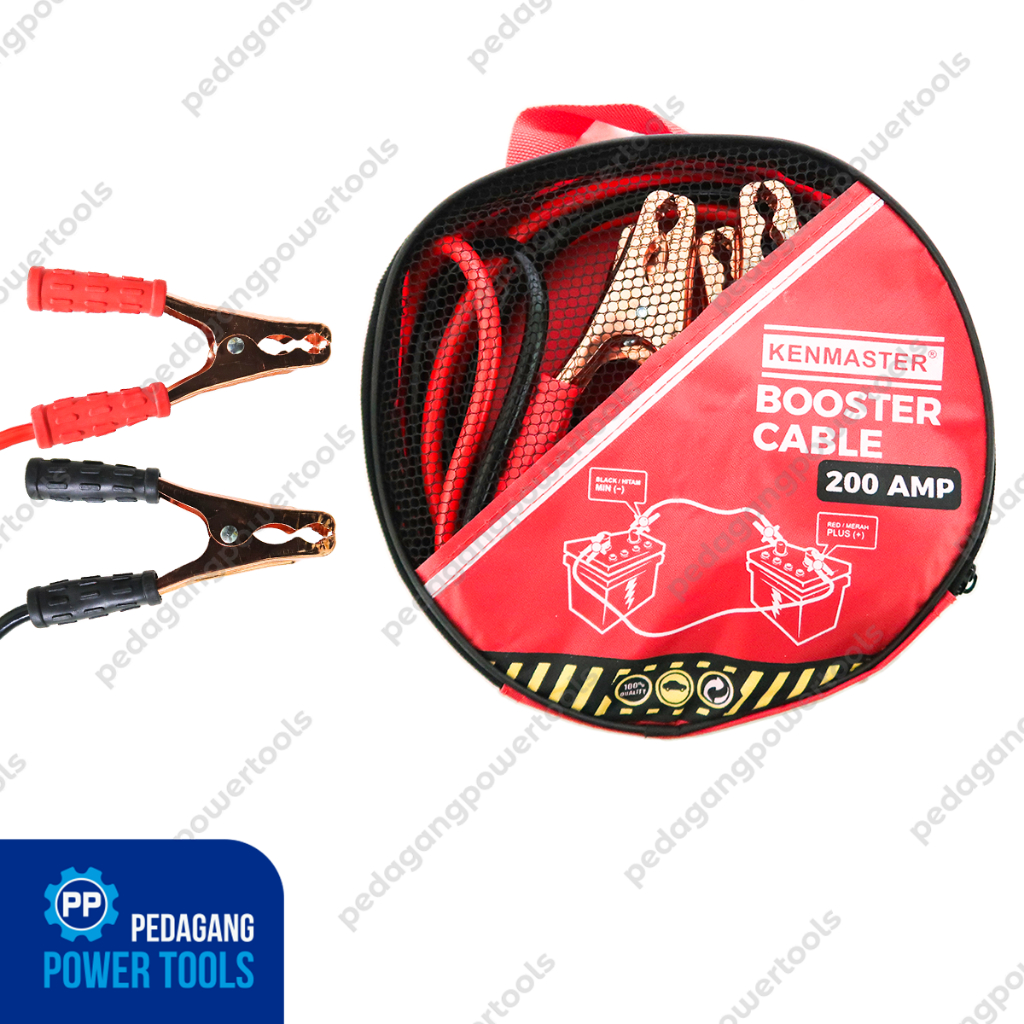 TERMURAH - KABEL JUMPER AKI MOBIL KENMASTER - BOOSTER CABLE 200 AMP
