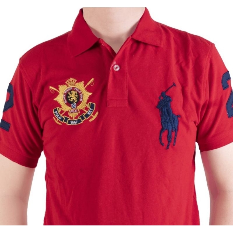 Polo Ralph Lauren Polo Shirt Original Big Logo Black Watch Edition Size XL New