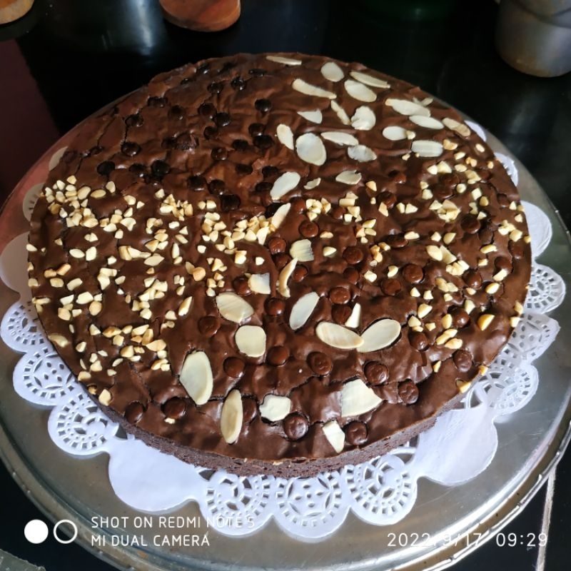 

Fudgy brownies (besar)