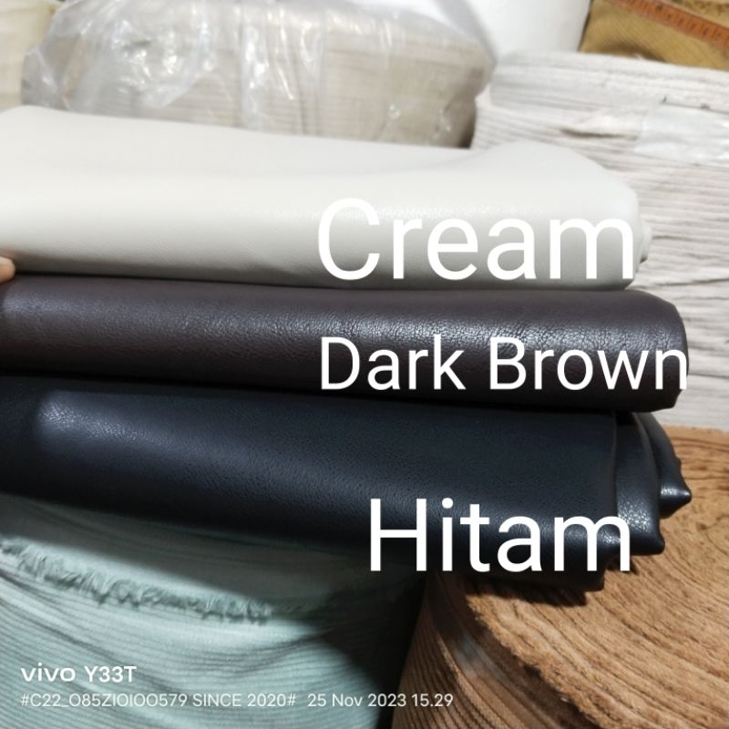 HARGA/0,5 M  KAIN LATEX STRETCH / BAHAN LATEX  PREMIUM / KAIN SEMI KULIT SINTETIS / KAIN JAKET TEBAL