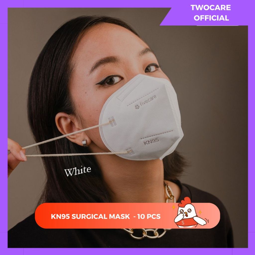 Masker KN95 Fivecare KN95 6 ply Filter - Masker Medis KN95 Kemenkes