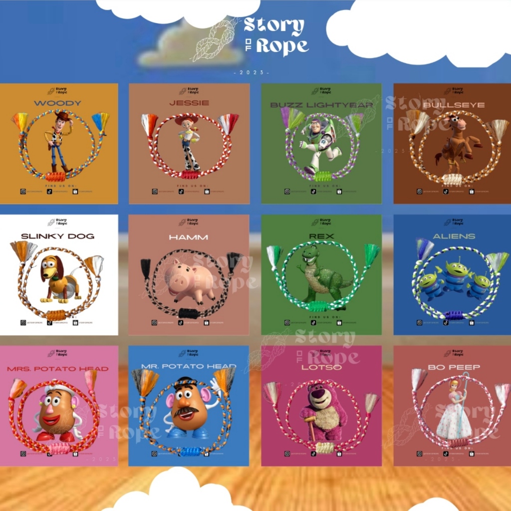 Gelang Tali Toy Story/Gelang Couple Toy Story/Couple Bracelet Toy Story/Gelang Friendship Toy Story/