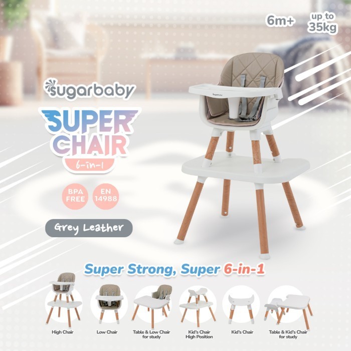 Kursi Makan Sugar Baby - Sugar Baby Super Chair 6 in 1