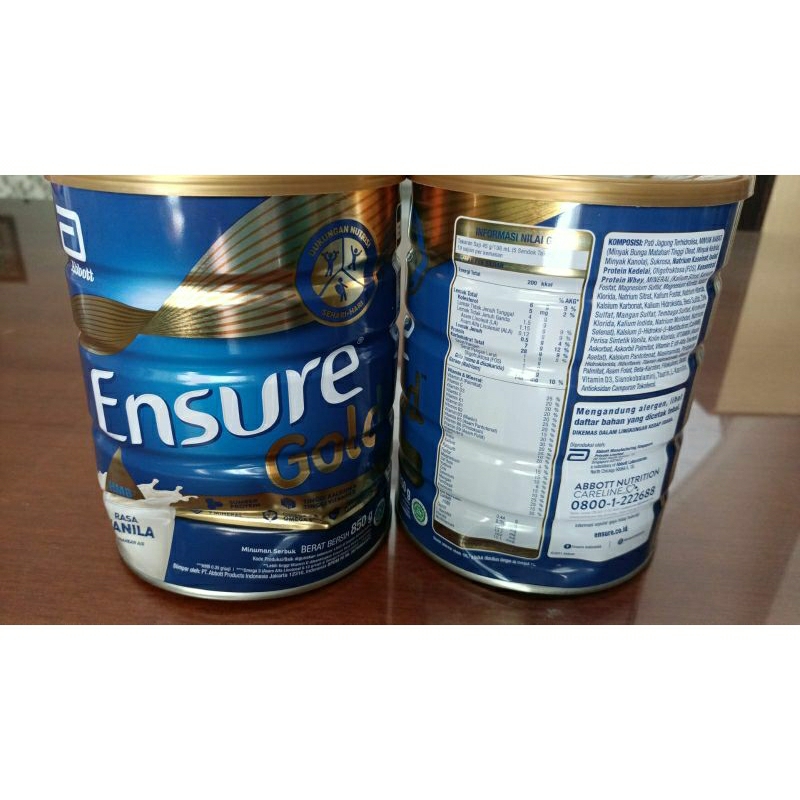 

Susu Ensure Gold Vanila 850 gram - NEW - SEGEL - ED: JUNI 2025
