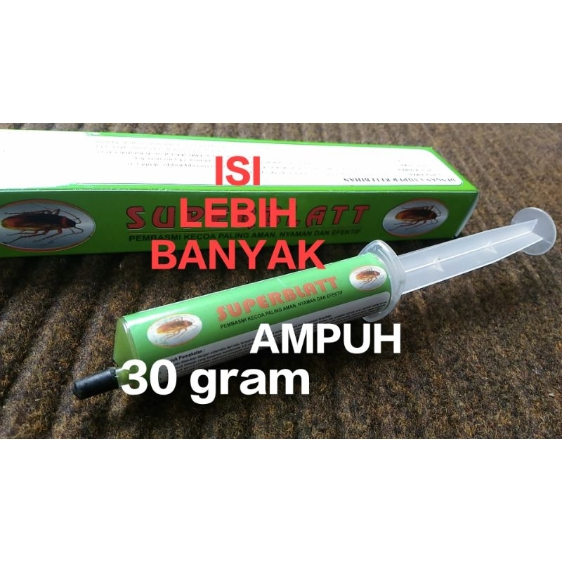 Obat Basmi Kecoa Ampuh Superblat bentuk Gel