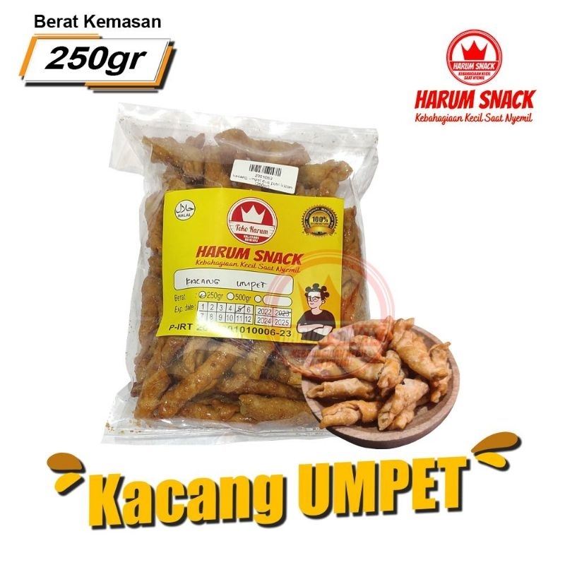 

KACANG UMPET MANIS 250 Gram [Harum Snack Official]