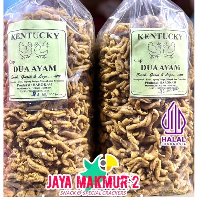 

Stok terbaru termurah 1kg keripik usus ayam super !