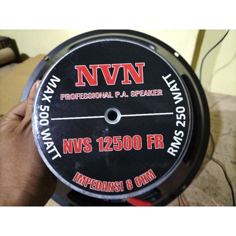 SPEAKER 12 INCH SPEAKER FULL RANGE NVN 12500 FR