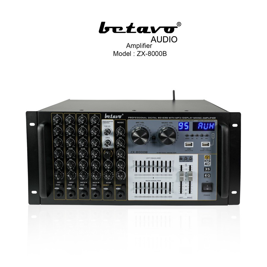 Amplifier Karaoke Betavo ZX 8000 B 2nd Gen ZX8000  Original Betavo