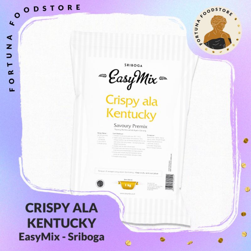 

Sriboga Easymix Crispy ala Kentucky Tepung Siap Pakai 1kg