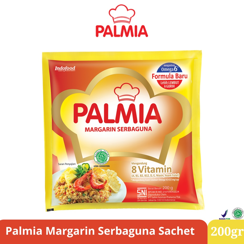 

Palmia Margarin Serbaguna 200 Gram - Rafka Aulia Collection