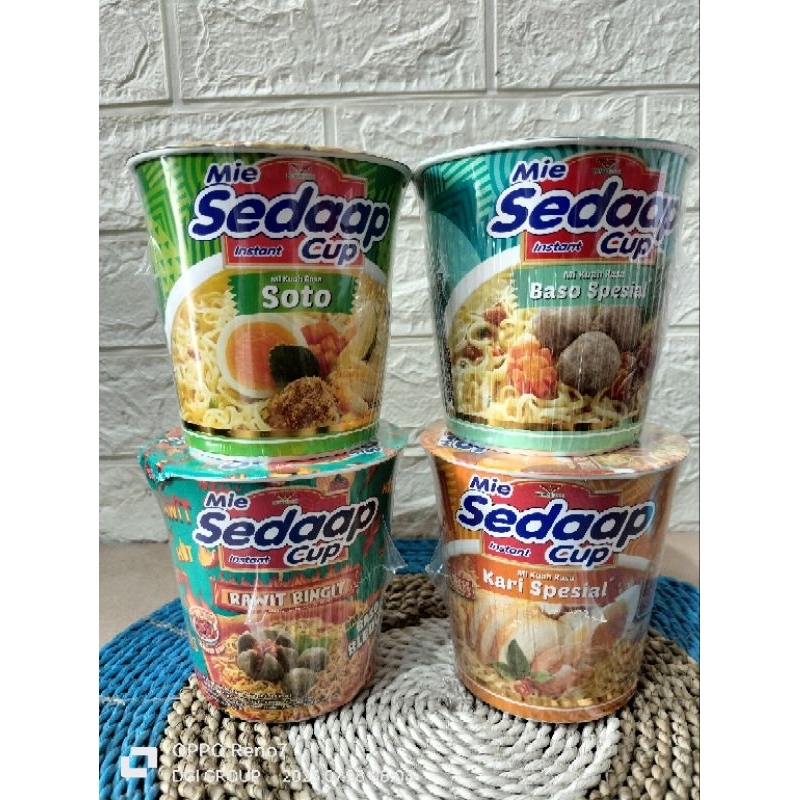 

MIE SEDAAP CUP 75GR MIE INSTAN CUP MURAH