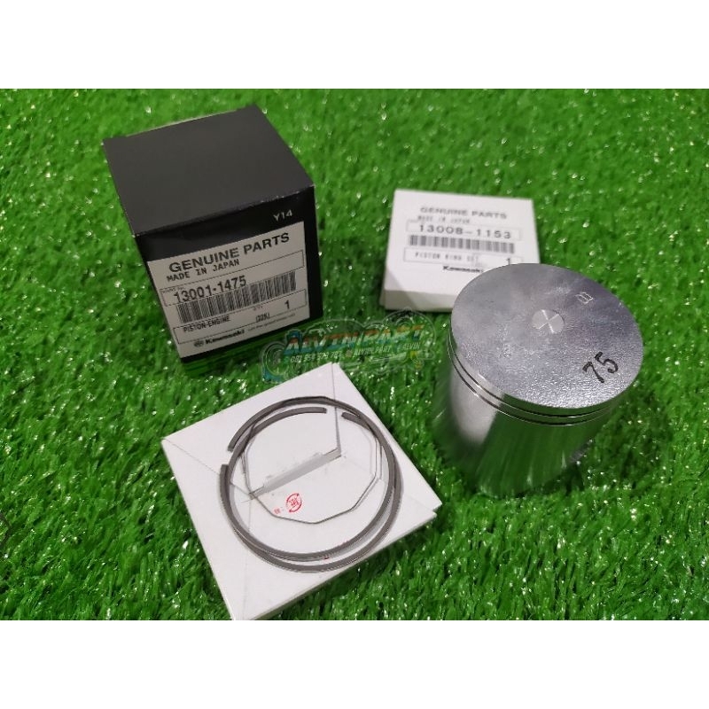 SEHER PISTON NINJA R RR SS ORIGINAL SET PIR PER RING SEKER NINJA 2 TAK MADE IN JAPAN B75 ORIGINAL PI