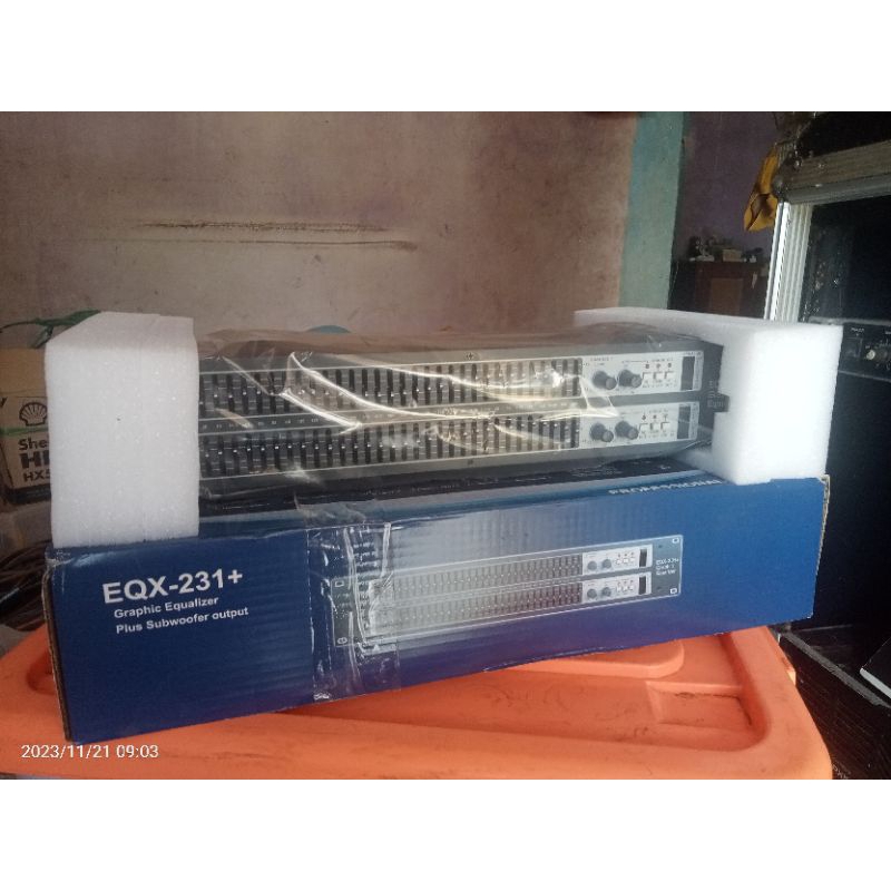 equalizer dbx model EQX 231+sub