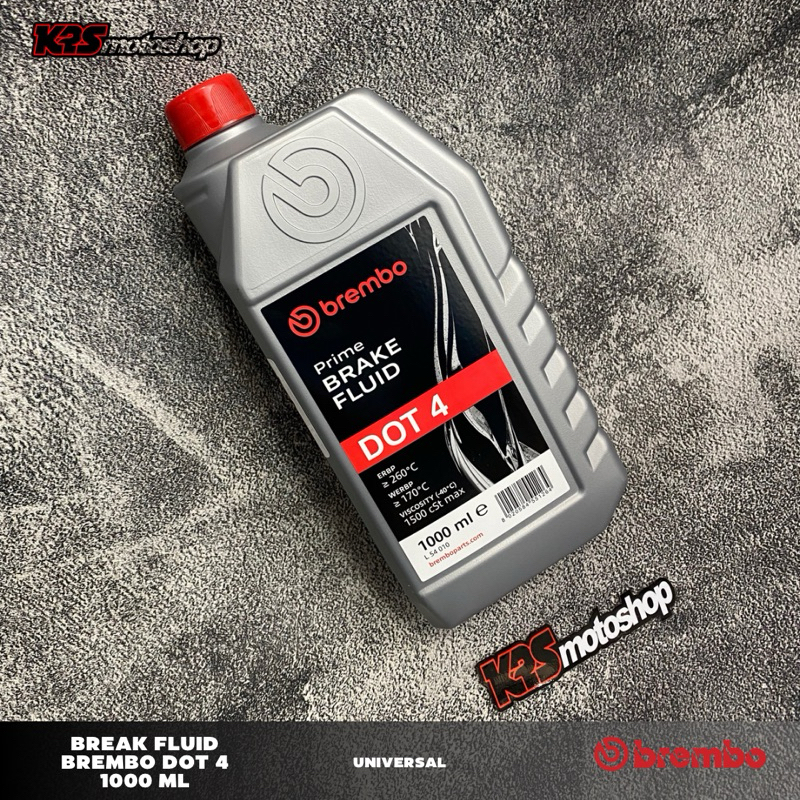 BREMBO BRAKE FLUID DOT 4 Synthetic OLI MINYAK REM PREMIUM ITALYA UNIVERSAL SEMUA MOTOR RXKING RXS RX