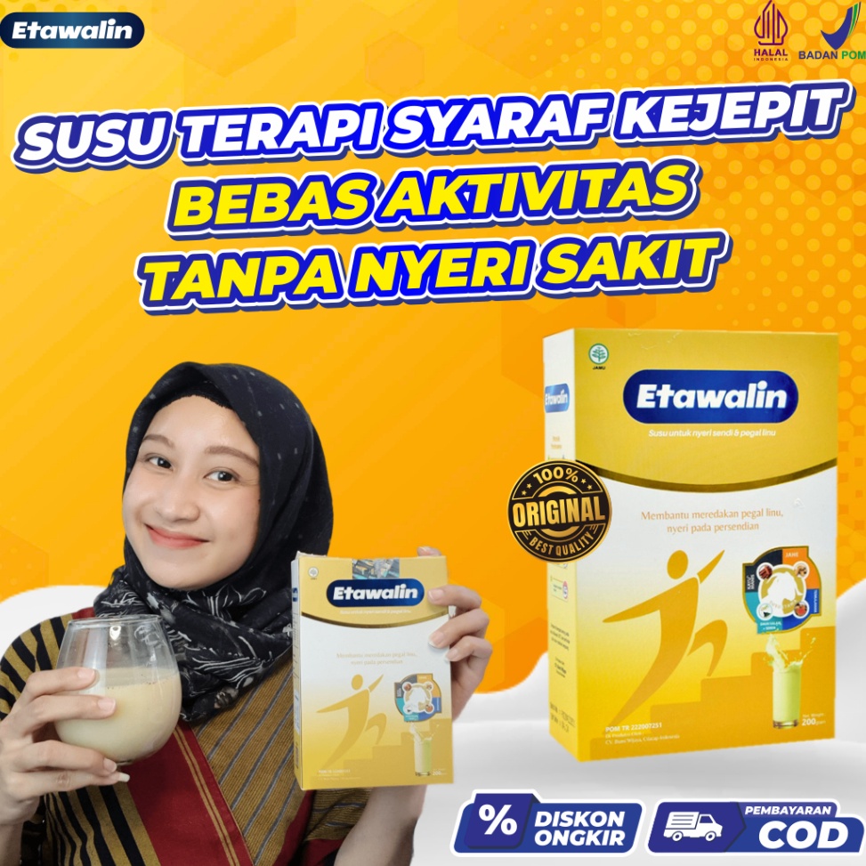 

✔️Splash⚡ Etawalin - Susu Kambing Etawa Untuk Meredakan Nyeri Sendi Pegal Linu Rematik Nyeri Otot dan Asam Urat