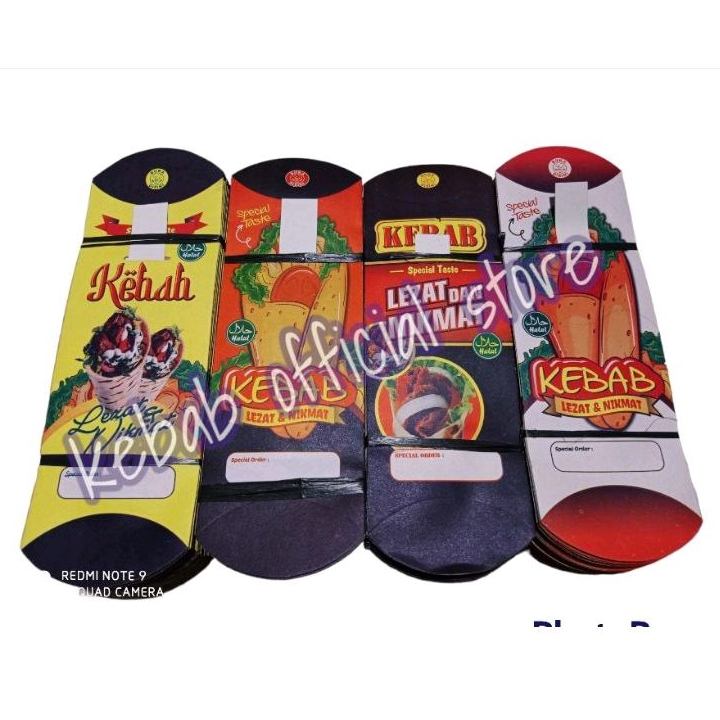 

50 Lembar kertas kebab ukuran 24x9 cm