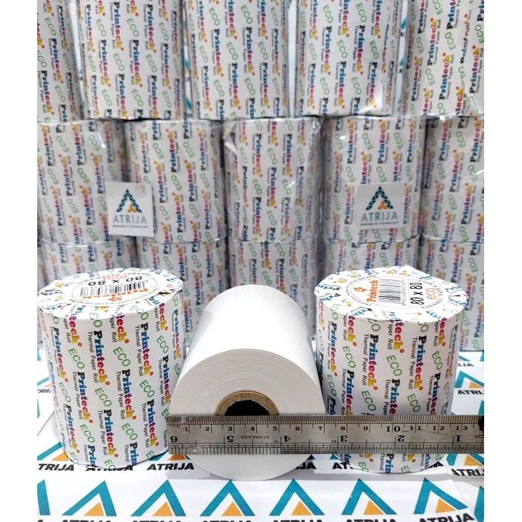 

Kertas Thermal Printech Struk Kasir 80x80 Hitam Eco