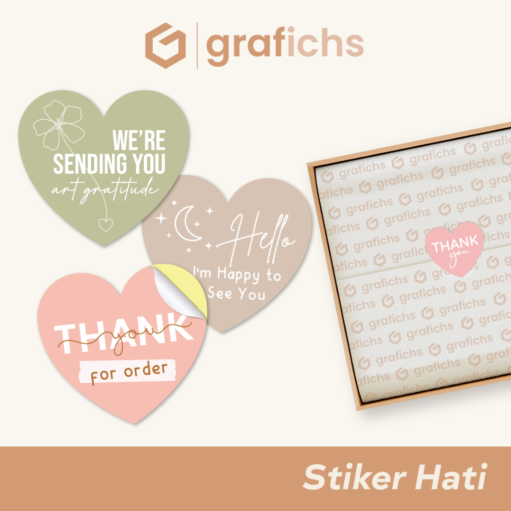 

Stiker Hati Love Aesthetic LV01 - LV09 by Grafichs