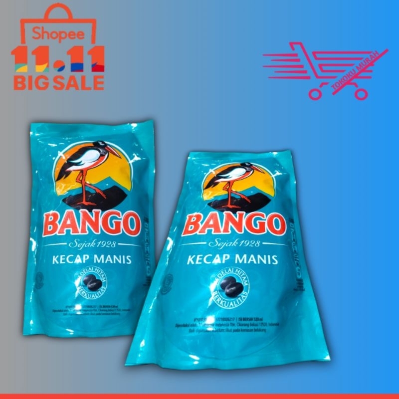 

KECAP BANGO KECAP MANIS 520ml X2 PCS||kecap manis Bango promo