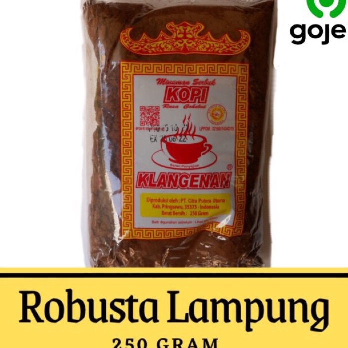 

PWQM9037 11.11 Kopi Bubuk Robusta Lampung Klangenan Pringsewu 250gr