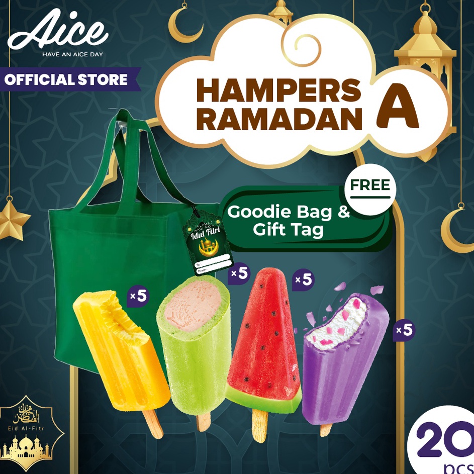 

JXYX5425 Ready Stok Paket Aice Ice Cream Hampers Idul Fitri Lebaran Ramadhan A Es krim