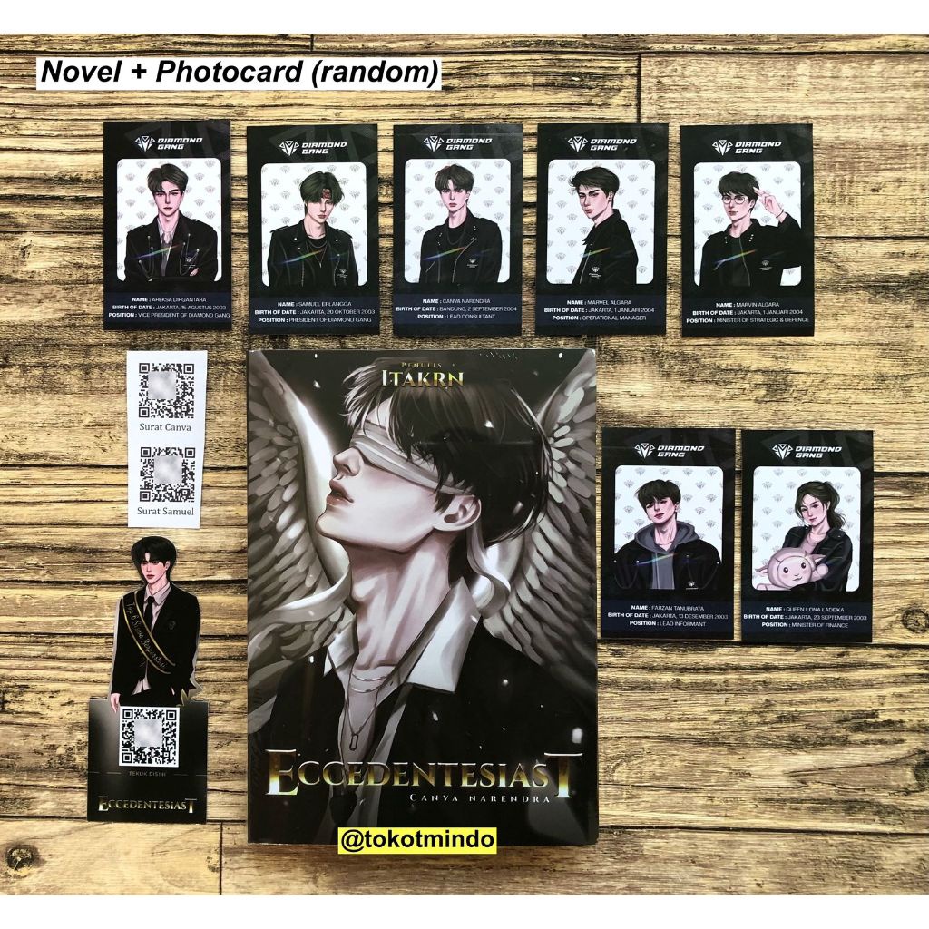 ✨SHOPEE MALL✨ ORIGINAL Novel ECCEDENTESIAST (Itakrn) + Bonus - Penerbit Akad - Diamond Gang 