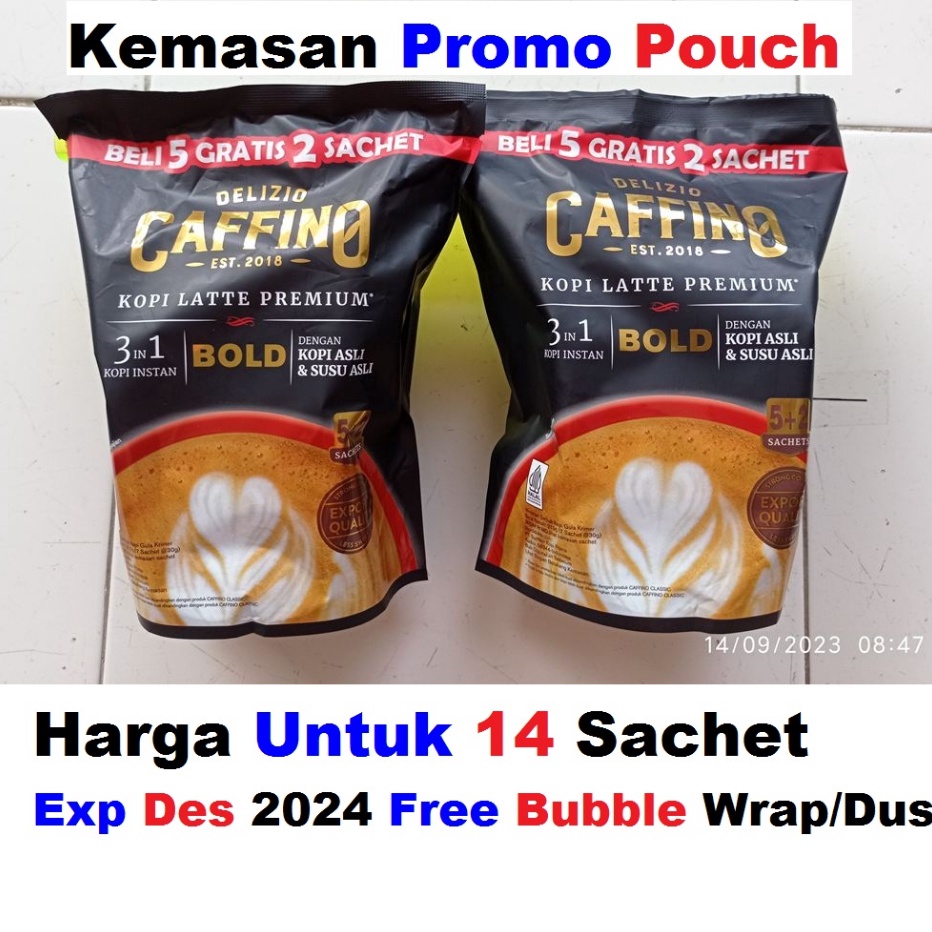 

JXFV4441 ✓ CAFFINO Cafino Bold @30g Baru Kemasan Kopi 3in1