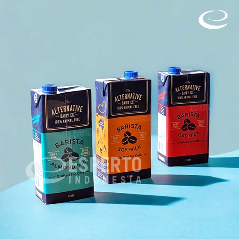 

PAKET LENGKAP>>> THE ALTERNATIVE DAIRY CO Oat Milk, Soy Milk, Almond Milk 1 Ltr
