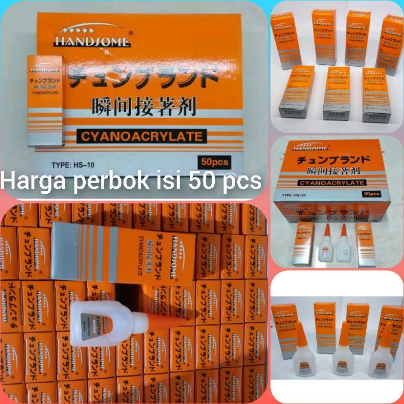 

12.12 Promo Brand lem korea hansome per box isi 50 pcs grosir