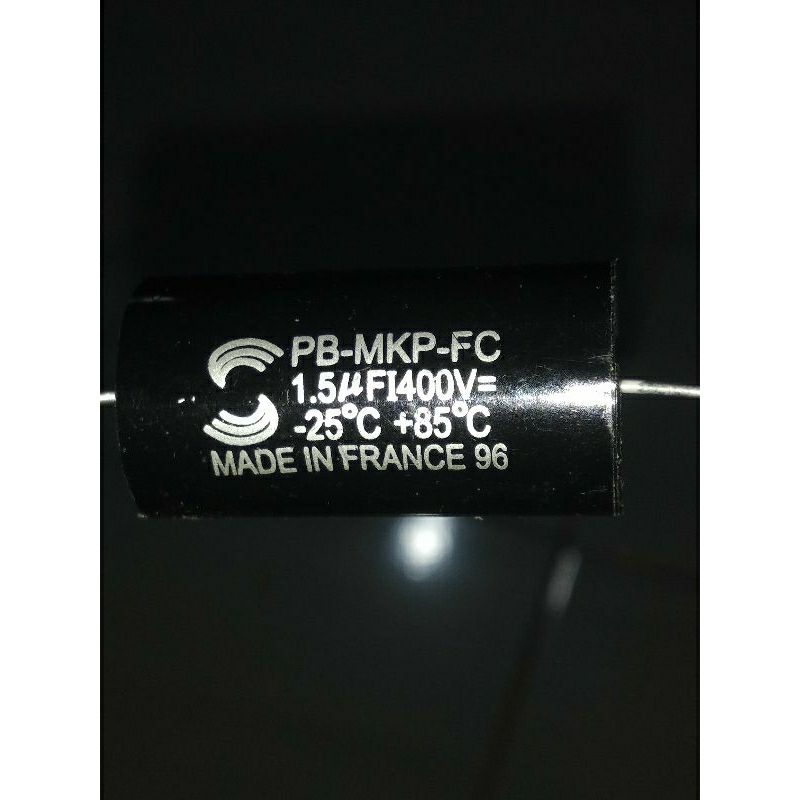 Kapasitor MKP 400V 1,5UF Capacitor Solun Solen 1.5UF 400V Made in France