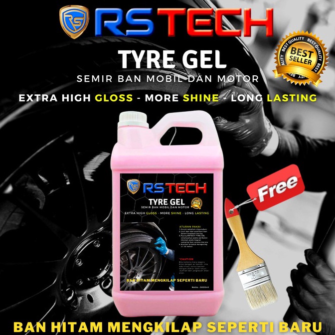 Lab30 Semir Penghitam Pengkilap Ban Mobil Motor 5 Liter Tire Polish no kit .,,.,.,
