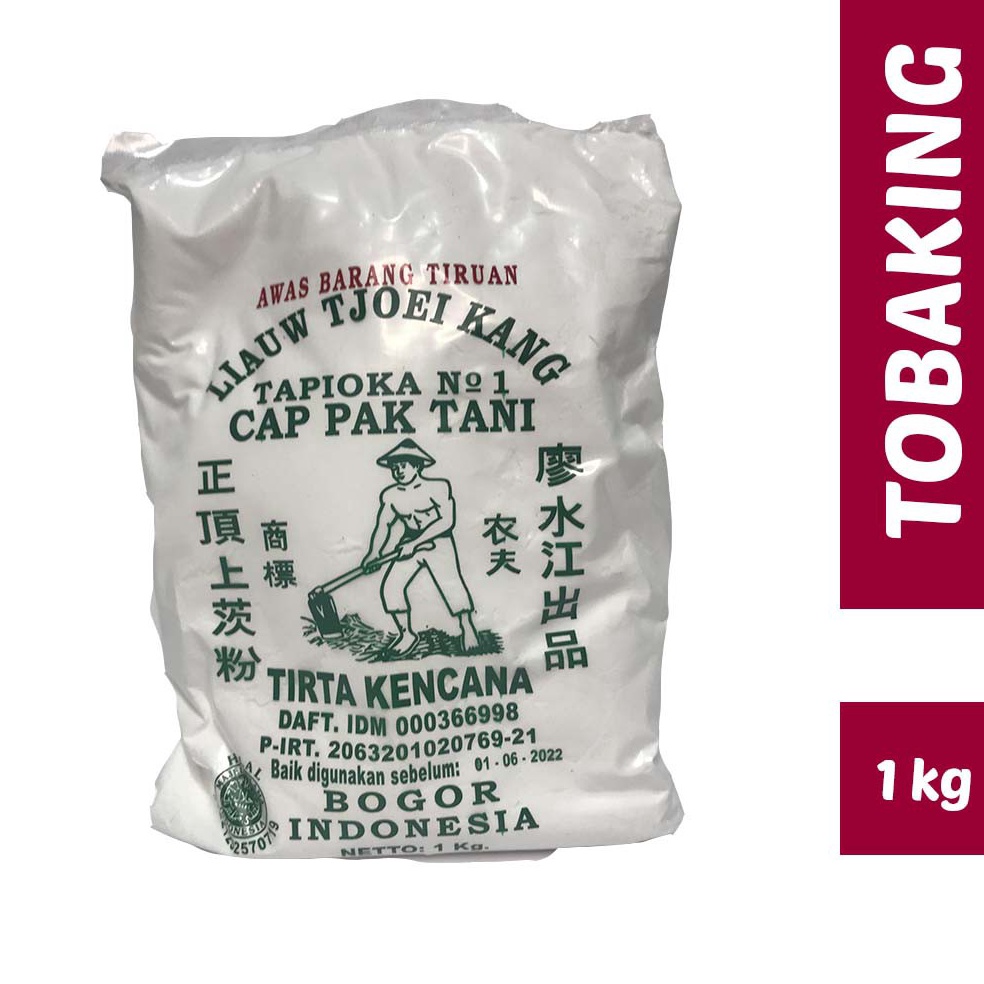 

[PRODUK-RHFS991] Tepung Tapioka Sagu Cap Pak Tani Liauw Tjoei Kang 1 kg Big Sale