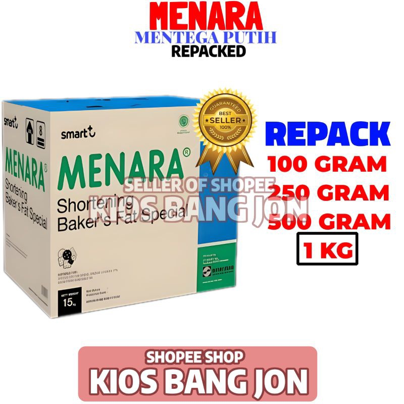 

Mentega Putih Cap Menara 1 KG Repack