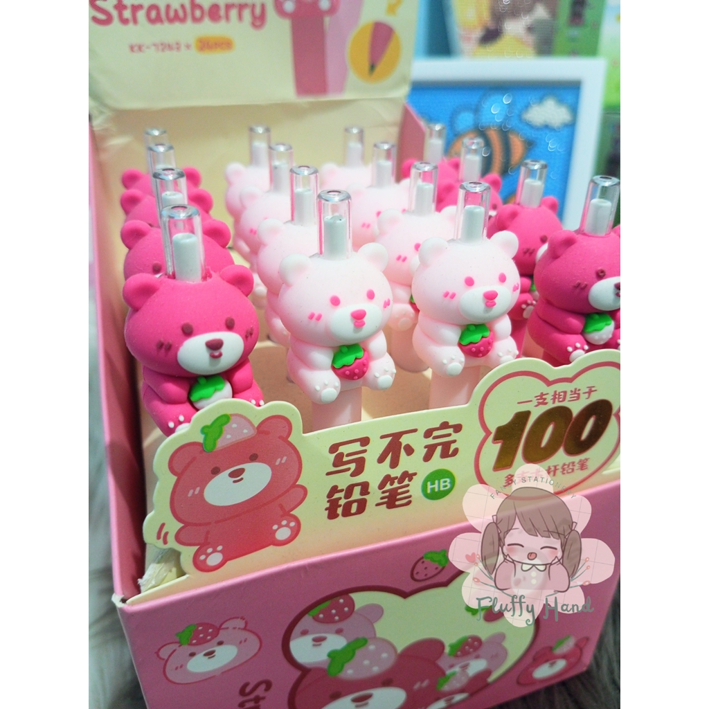

PENSIL ABADI CUTE BEAR GEMOY GAK PERLU DI SERUT