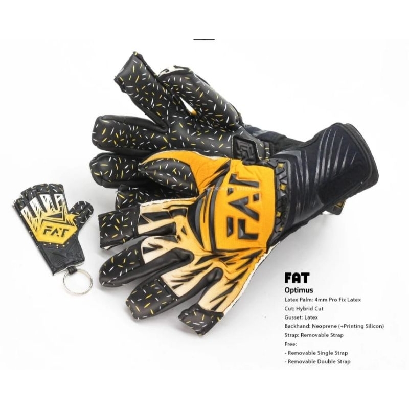 SARUNG TANGAN KIPER FAT OPTIMUS BLACK GOLD TERBARU