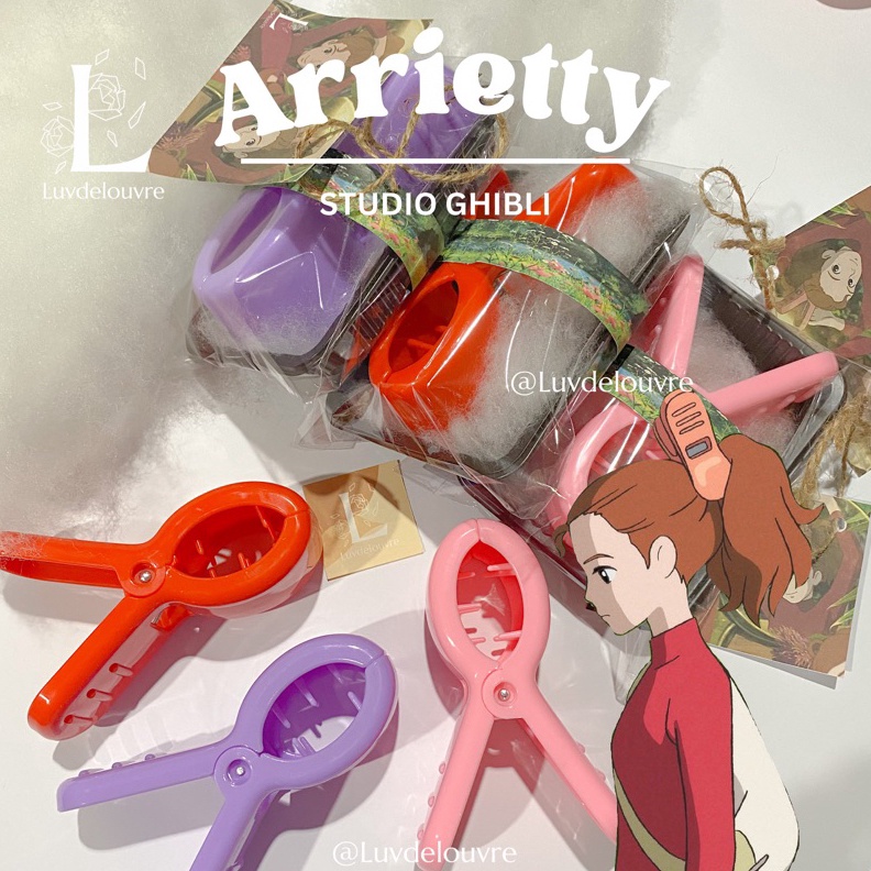Terbaik ARRIETTY STUDIO GHIBLI HAIR CLIP JEDAI JEPIT RAMBUT 