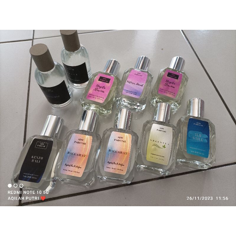 parfum adw beauty 10 botol