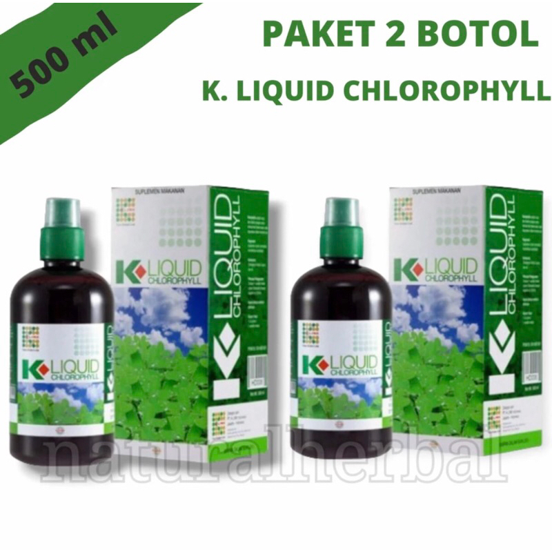 K-LIQUID CHLOROPHYLL 500 ml KLOROFIL K-LINK ORIGINAL Clorofil Klink Klorofil Original BPOM 500 ml Ch