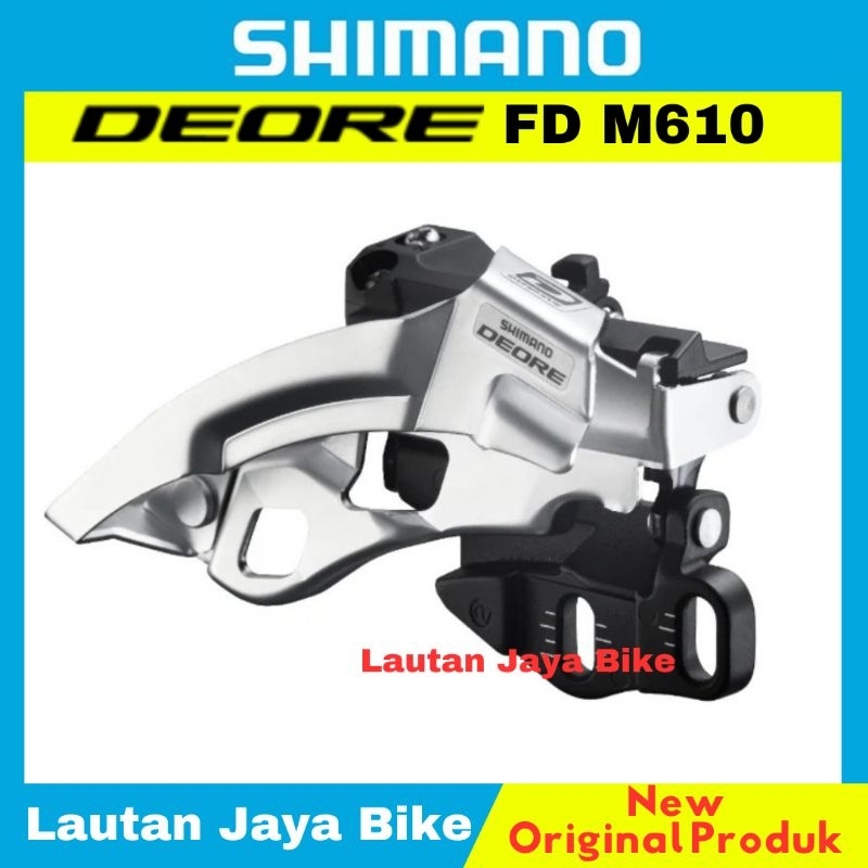Front Derailleur FD Shimano DEORE M-610 E-Type 2 Speed Original Japan