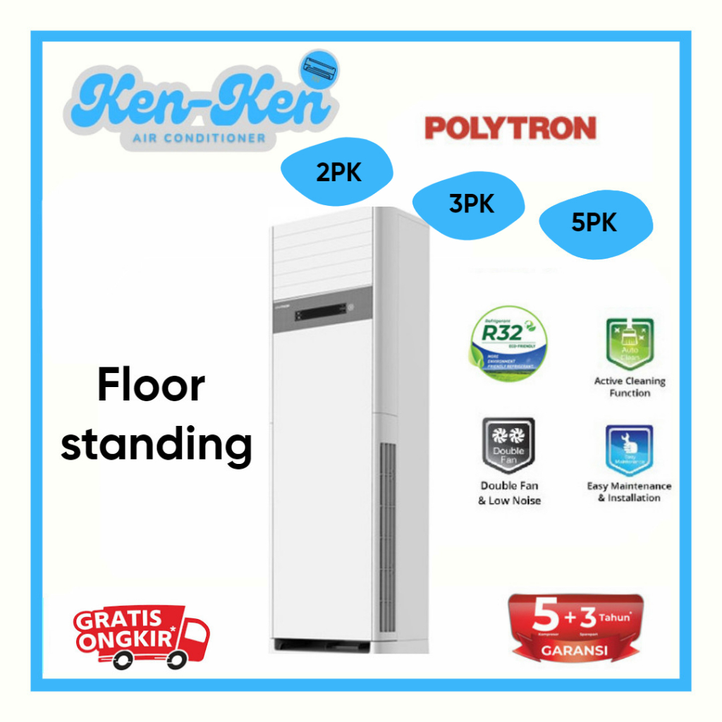 AC 2-5 PK Polytron Floor Standing AC POLYTRON PSF-32