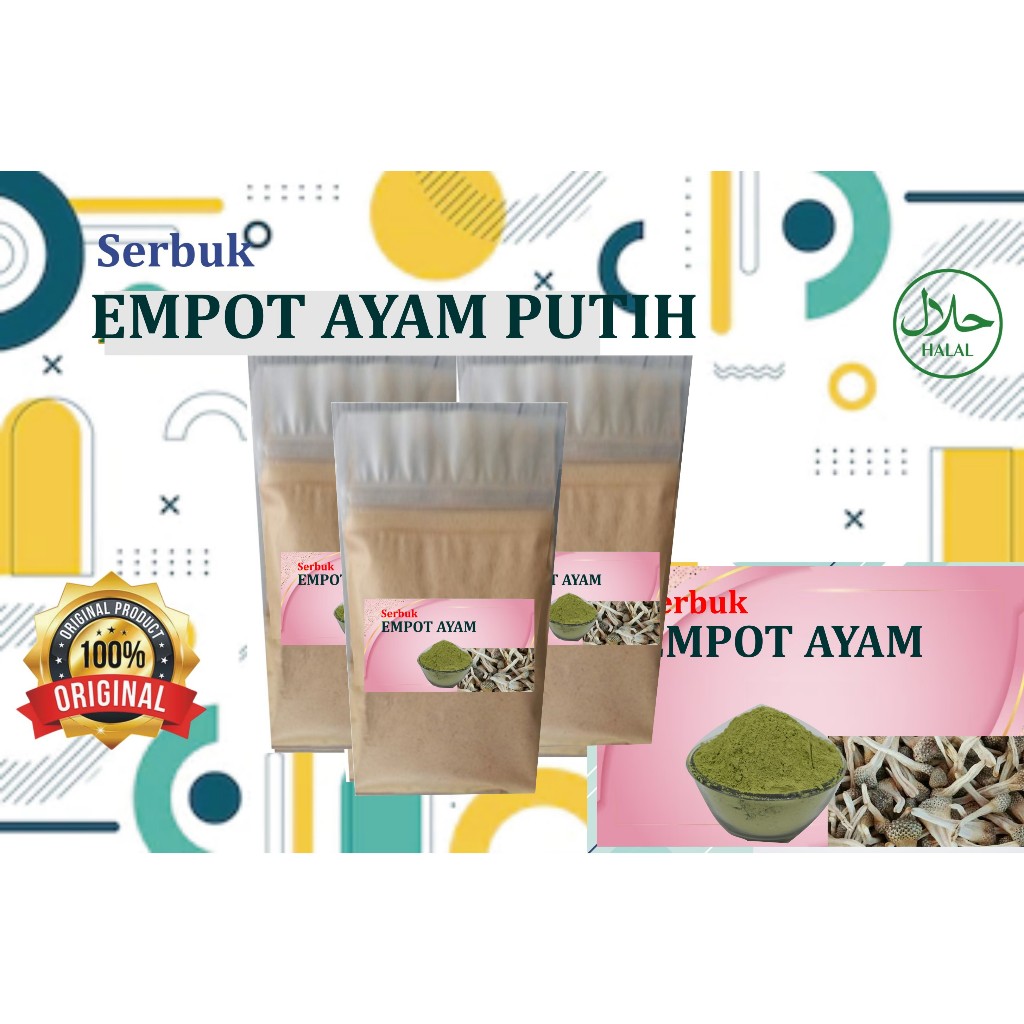

MPOT AYAM PUTIH Bubuk asli kualitas super 100 gram