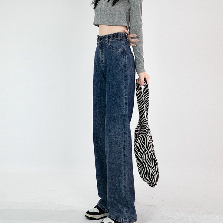 Jangan ketinggalan Coco Trend Soul Jeans -- Biru Highwaist Kuolt Celana Jeans Wanita