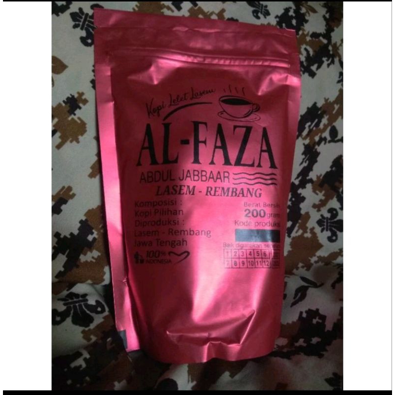 

kopi lelet lasem merk Alfaza 200 gram