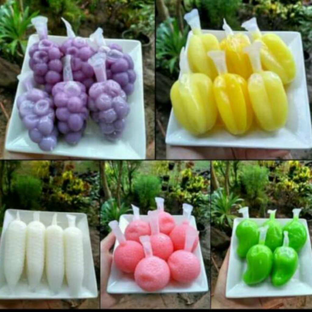 Plastik Es Buah Karakter Isi 50 pcs - Plastik Es Pudot