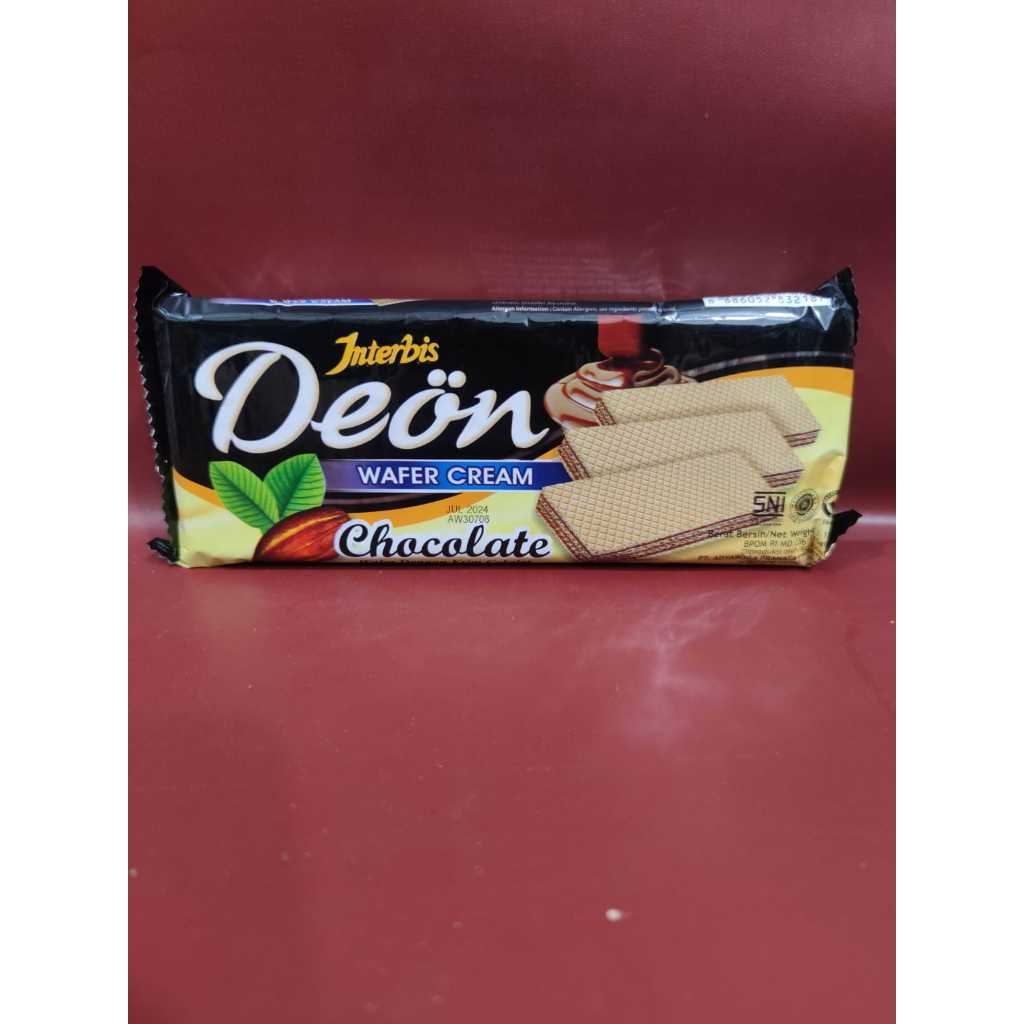 

Interbis Deon Wafer Chocolate 360gr - Wafer Chocolate Coklat